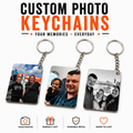 Custom Photo Keychain – Personalised Metal Picture Keyring Gift