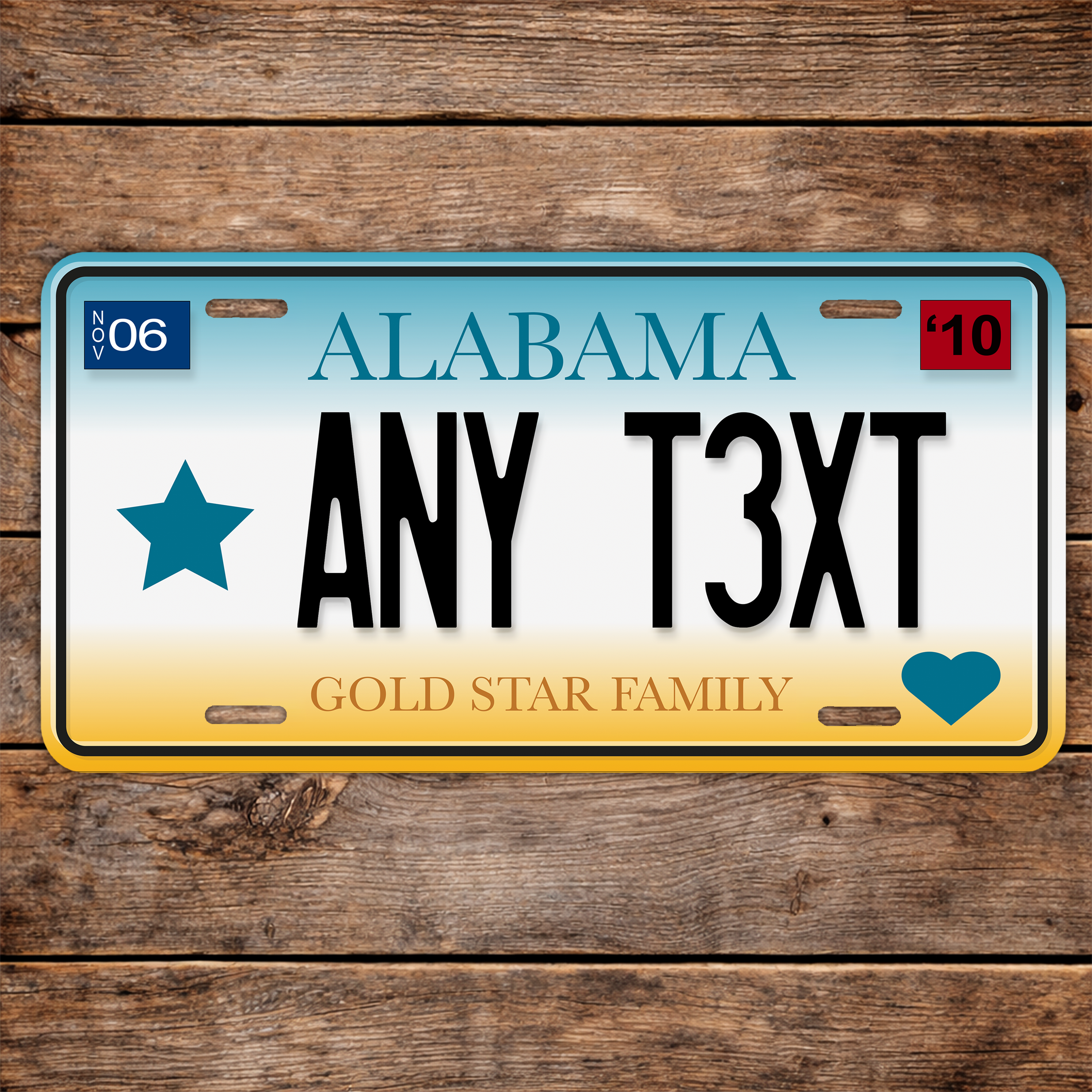 USA Personalised Licence Plates
